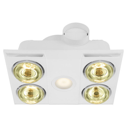Heatflow 4 Heater Bathroom Exhaust Fan with LED