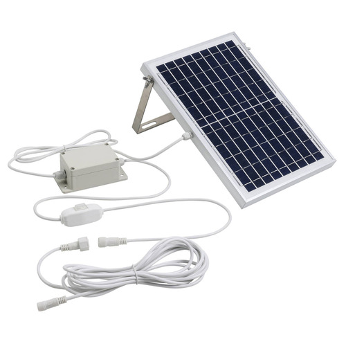 Warm White LED Nikola Fixed Festoon Lights with Solar Kit