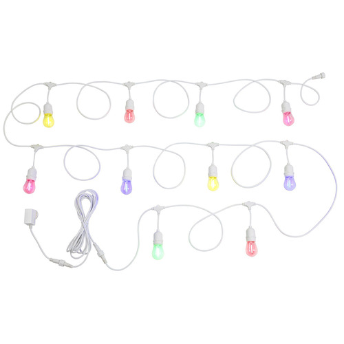 Multi-Colour LED Nikola Hanging Festoon Lights
