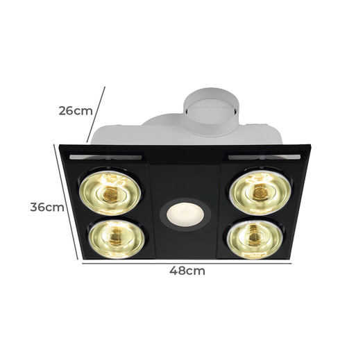 Heatflow Bathroom Heater with LED