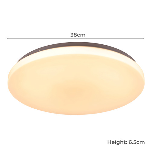 Diego LED Oyster Light with Microwave Sensor