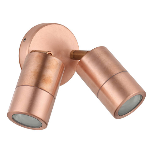 Fremantle Double GU10 Adjustable Outdoor Wall Light