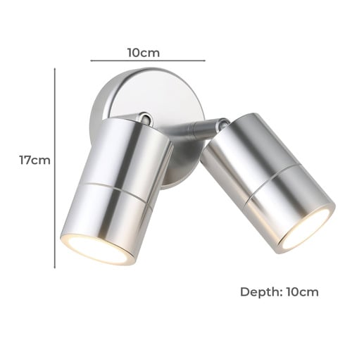 Fremantle LED Outdoor Wall Spotlight