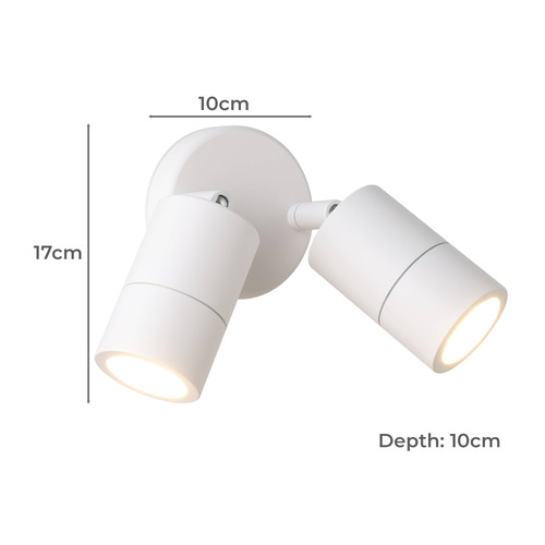 Fremantle LED Outdoor Wall Spotlight