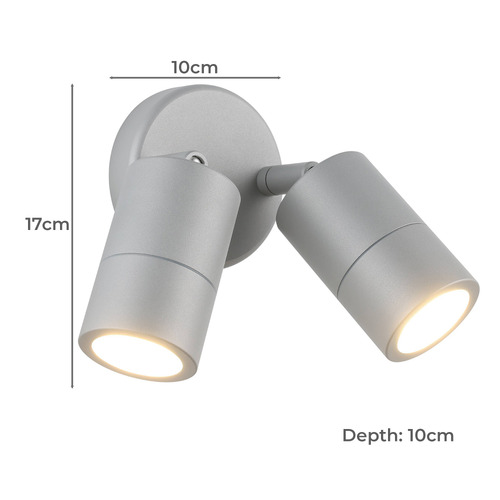 Fremantle LED Outdoor Wall Spotlight