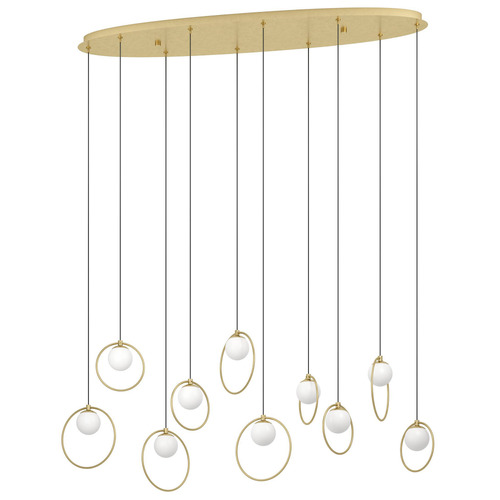 Oblong Portocolom 10 Light LED Pendant