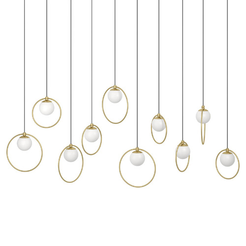 Oblong Portocolom 10 Light LED Pendant