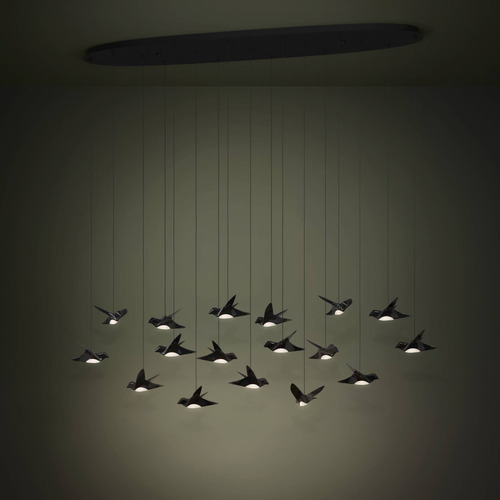 Oblong Paratebueno 17 Light LED Pendant