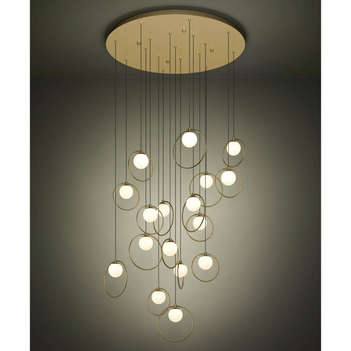 Round Portocolom 17 Light LED Pendant