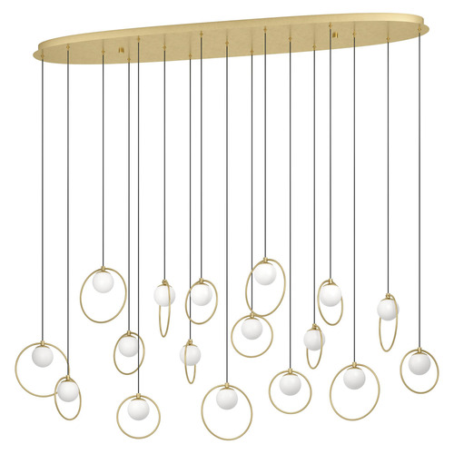 Oblong Portocolom 17 Light LED Pendant
