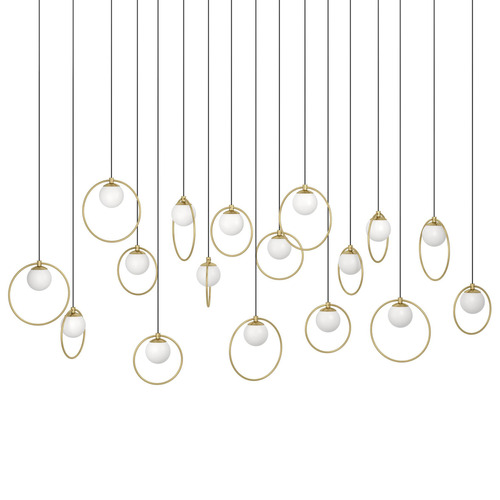 Oblong Portocolom 17 Light LED Pendant