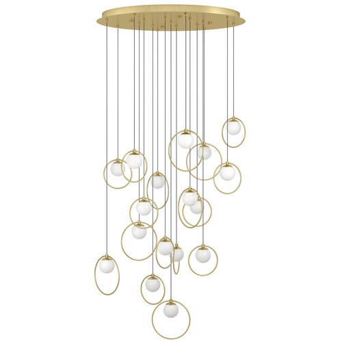 Round Portocolom 17 Light LED Pendant