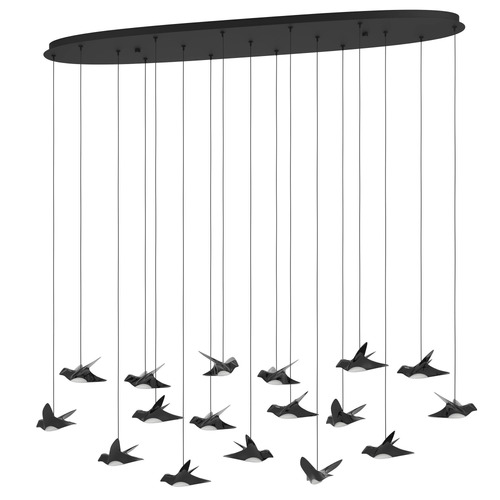 Oblong Paratebueno 17 Light LED Pendant