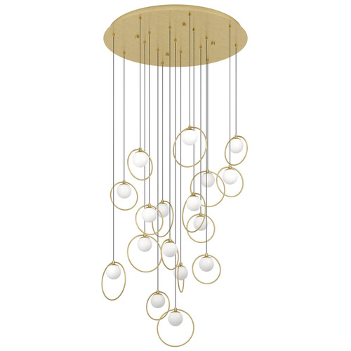 Round Portocolom 17 Light LED Pendant