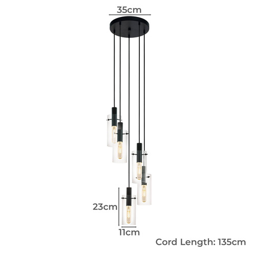 Montefino 5 Light Pendant