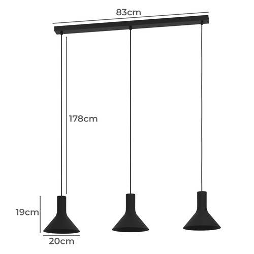 Morescana 3 Light Pendant