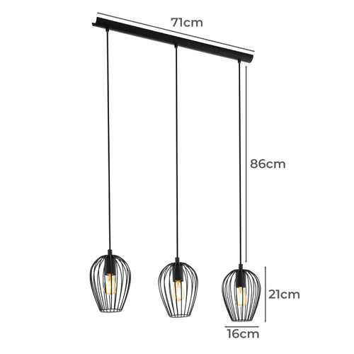 Newtown 3 Light Pendant