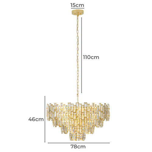 Calmeilles 4 Tier Chandelier