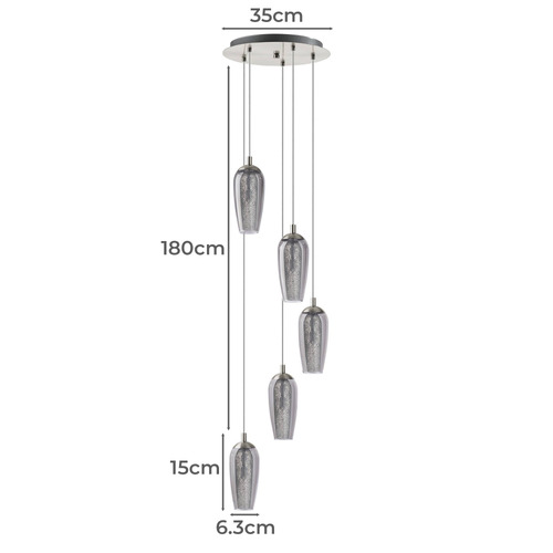Farsala 5 Light Pendant