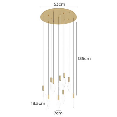 Mirador 10 light LED Pendant