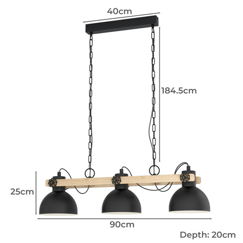 Lubenham 3 Light Pendant