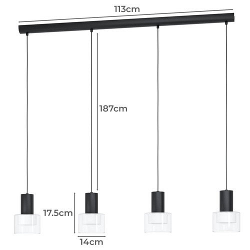 Molineros 4 light LED Pendant