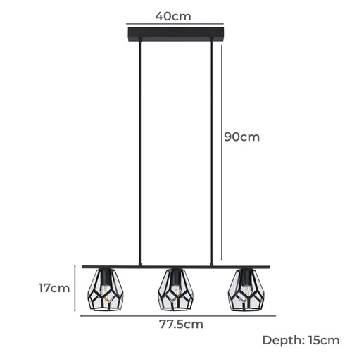 Mardyke 3 Light Pendant
