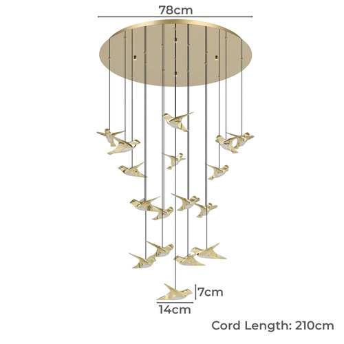 Paratebueno 17 Light LED Pendant