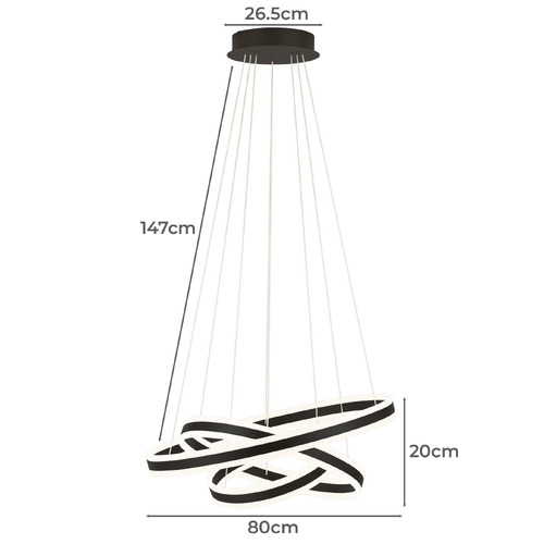 Tonarella 3 Light LED Pendant