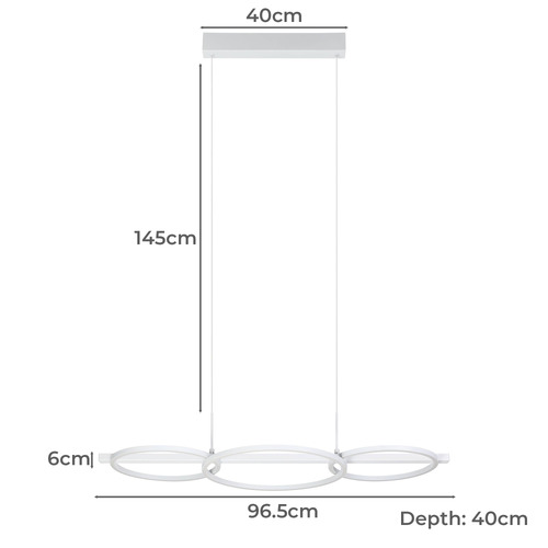 Lanacera 3 Light LED Pendant