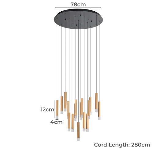 Estanerios 17 Light LED Pendant