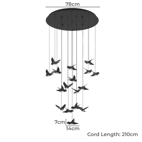 Paratebueno 17 Light LED Pendant
