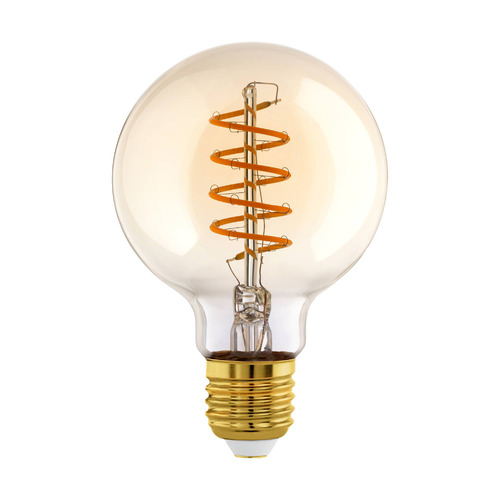 Amber G95 E27 Dimmable LED Bulb