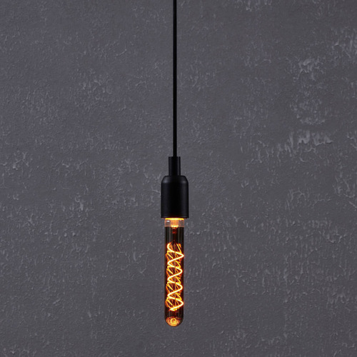 Black T30 E27 Dimmable LED Bulb