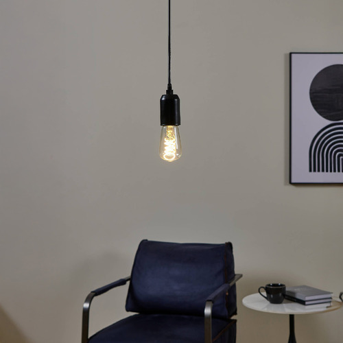 7.3W ST48 E27 Non Dimmable LED Spiral Filament Bulb
