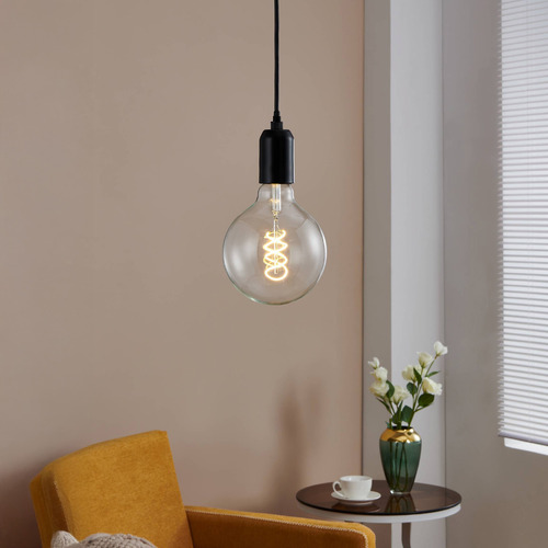 7.3W G125 E27 Non Dimmable LED Spiral Filament Bulb