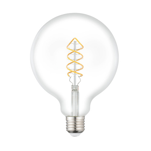 7.3W G125 E27 Non Dimmable LED Spiral Filament Bulb