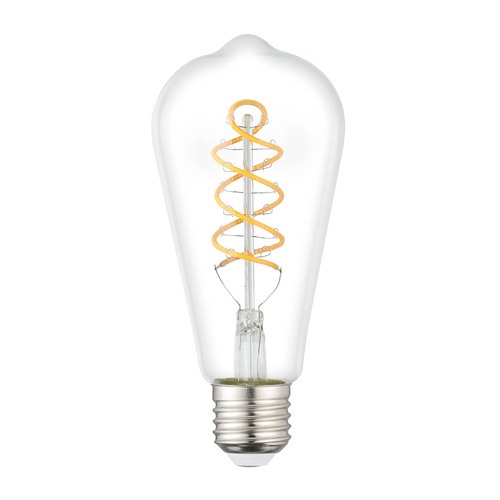 7.3W ST64 E27 Non Dimmable LED Spiral Filament Bulb