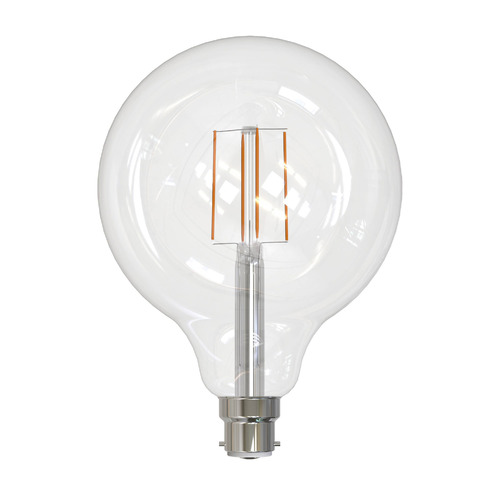 Clear 5W G125 Dimmable LED Bulb