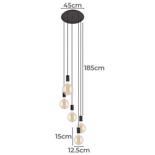 Pozueta 5 Light Pendant