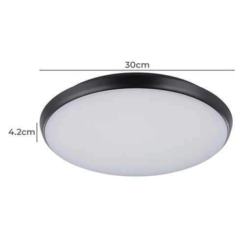 Ollie II 30cm Outdoor LED Oyster Light