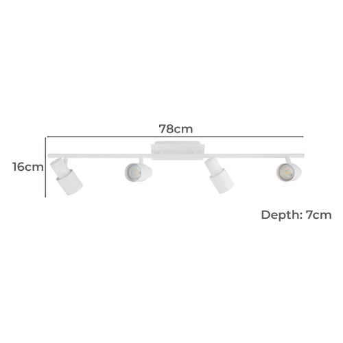 Davida 4 Light Bar Spotlight