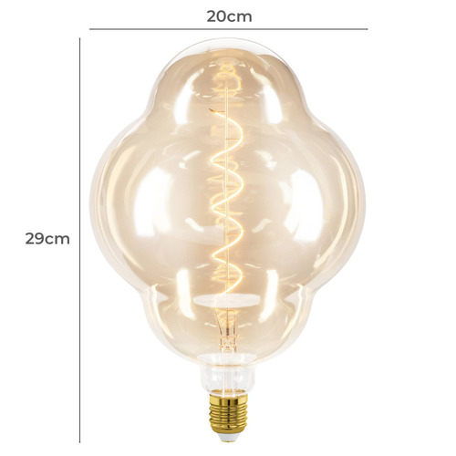29cm Round  4W Vintage LED Filament Bulb
