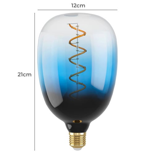Blue T120 E27 Dimmable LED Bulb