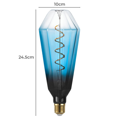 Blue T90 E27 Dimmable LED Bulb
