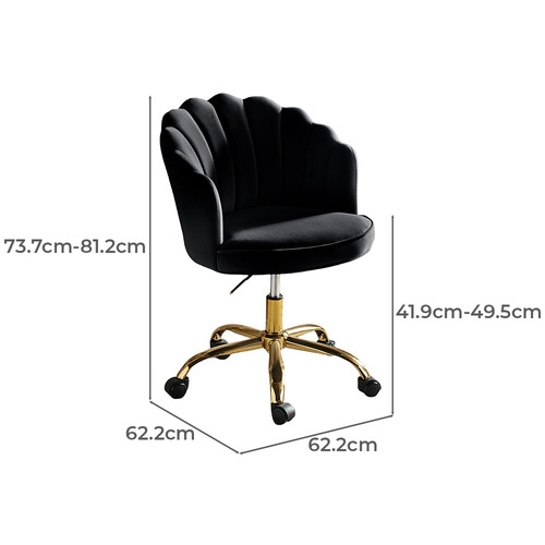 Tinsley Velvet Office Chair