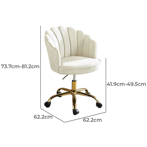 Tinsley Velvet Office Chair
