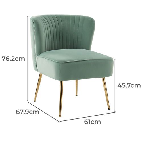 Nyla Velvet Accent Chair
