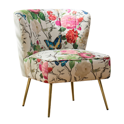 Karlso Velvet Accent Chair