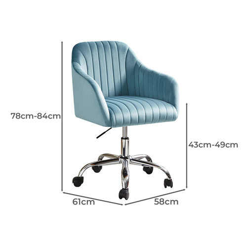 Hagavik Velvet Office Chair